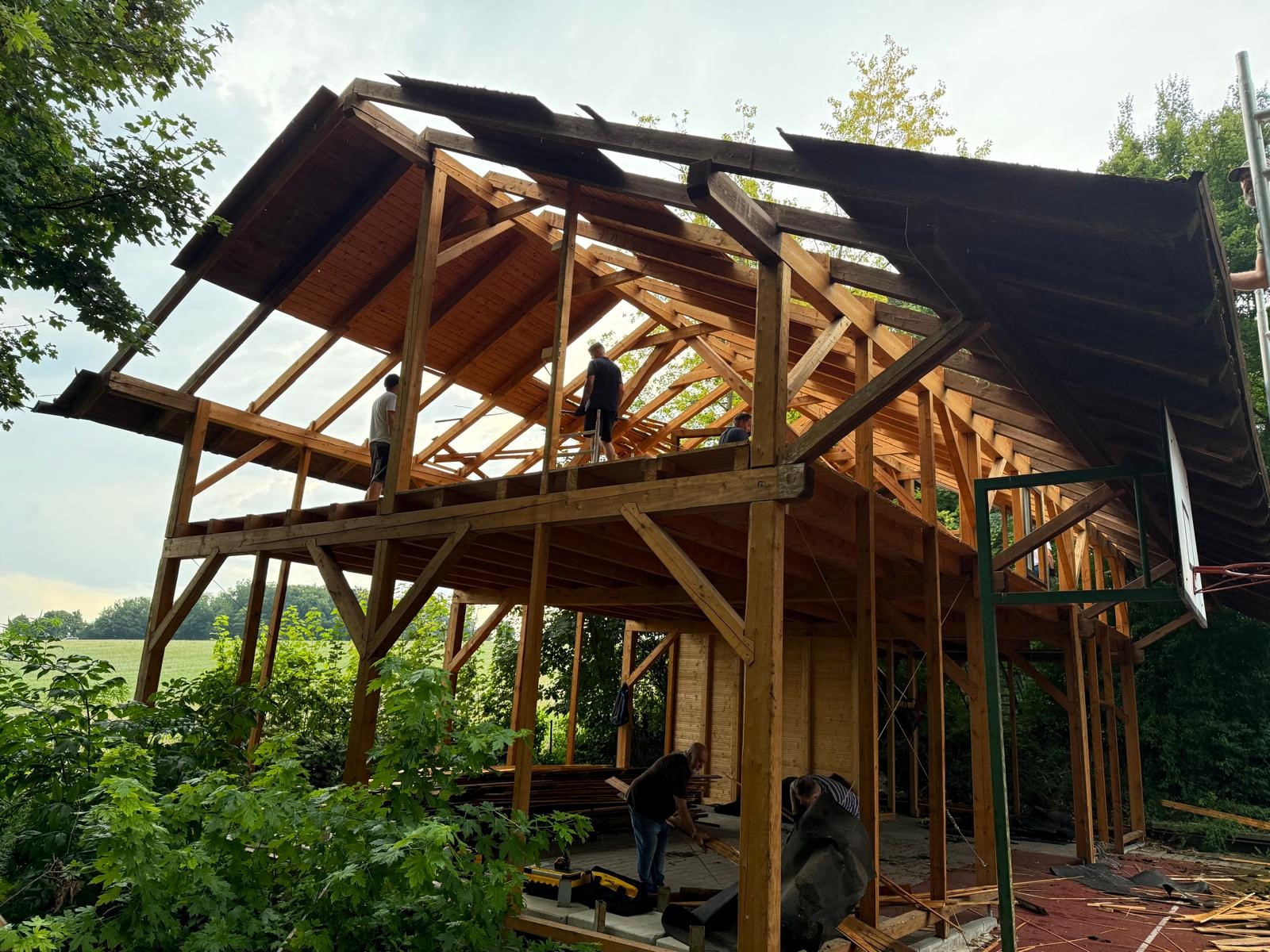 9. RK-Arbeitseinsatz Projekt „Lagerhalle“